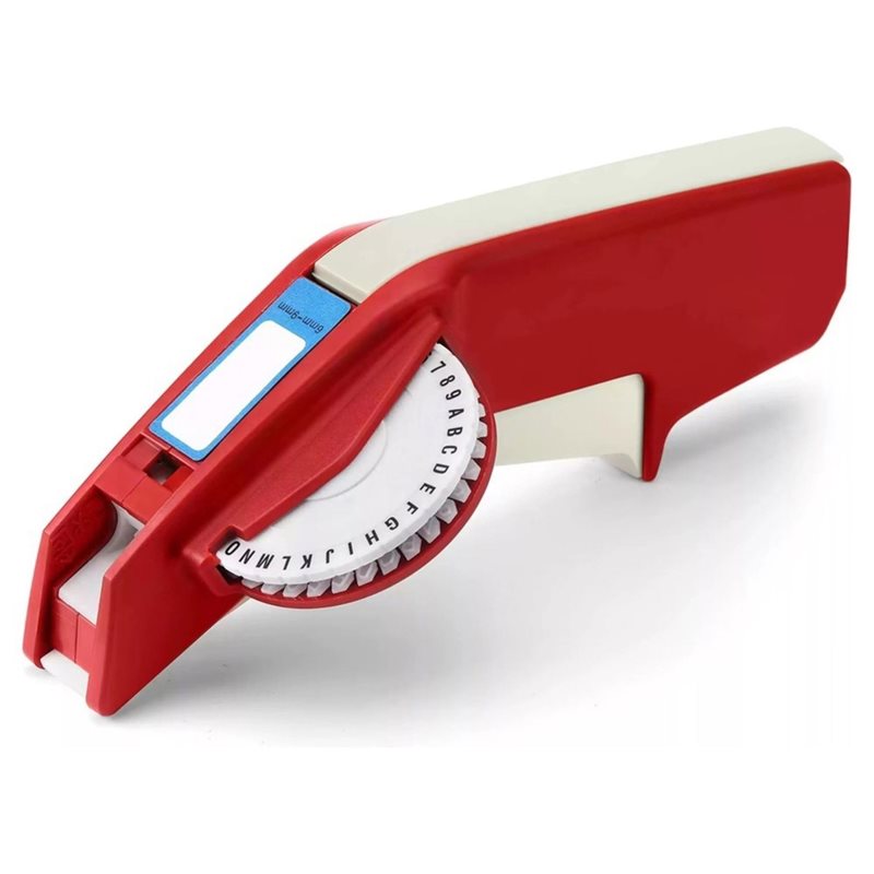 Label Maker - VEHO-DIY Manual Embossing Label Maker,Handheld Labeling