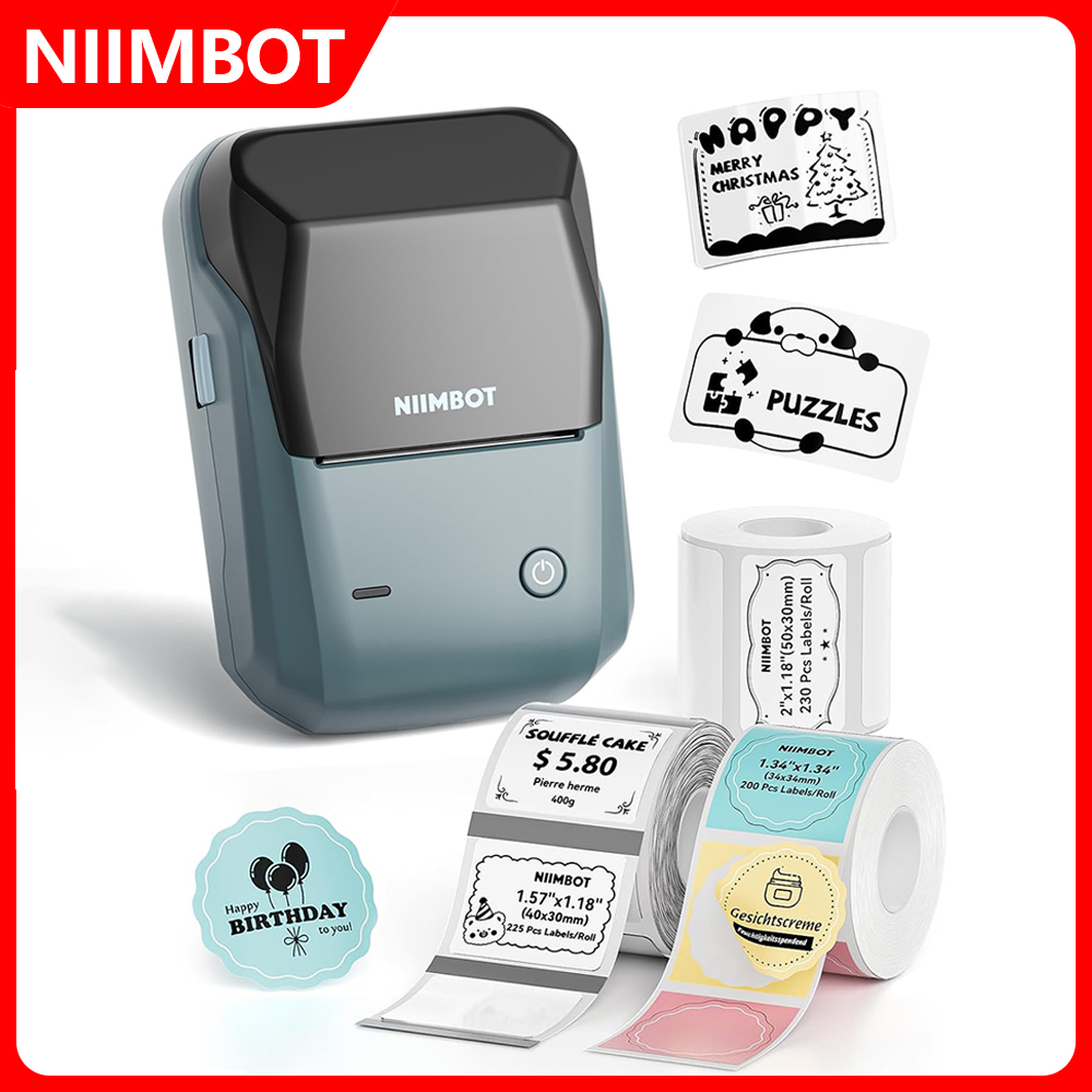 Commercial Book Printing Machines - NIIMBOT B1 2Inch Portable Thermal Printer