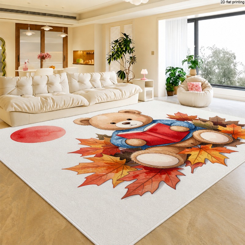 Commercial Book Printing Machines - Fall Teddy Bear Reading Book Area
