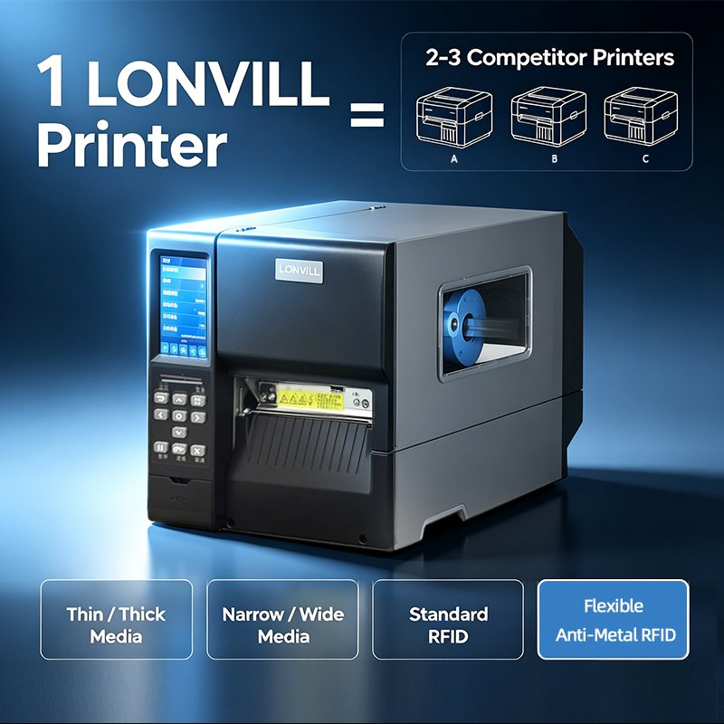 LONVILL Custom 600dpi RFID Lab - Barcode Printer review and price